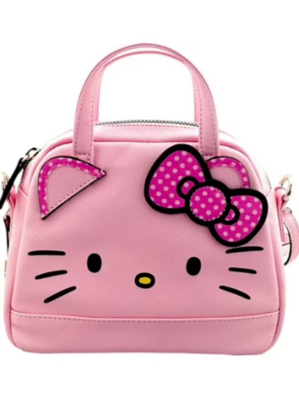 Hello Kitty Girls Mini Satchel Crossbody Bag, Pink